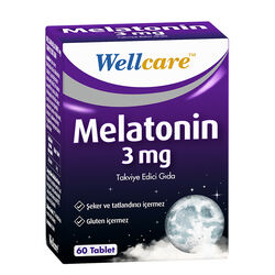 Wellcare - Wellcare Melatonin 3 mg 60 Tablet