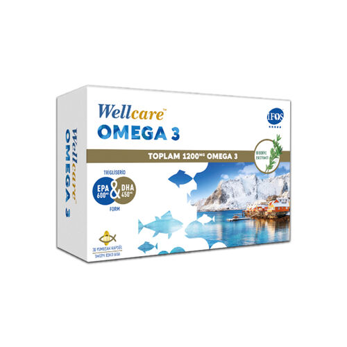 Wellcare - Wellcare Omega 3 Balık Yağı 30 Kapsül