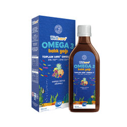 Wellcare - Wellcare Omega 3 Doğal Karışık Meyve Aromalı Balık Yağı 150 ml