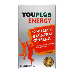 Abdi İbrahim - Youplus Energy Vitamin ve Mineral Kompleksi 30 Tablet