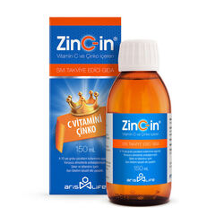 ArisLife - ZinC-in C Vitamini Çinko Sıvı Takviye Edici Gıda 150 ml